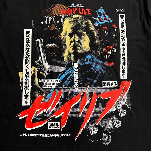 RUCKING FOTTEN x THEY LIVE "This Is Your God" L/S Shirt - Picture 2 of 10